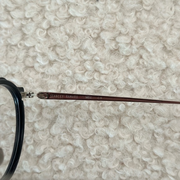 Stancey Ramars M84 Black Round Glasses Frames Unisex - Picture 9 of 10